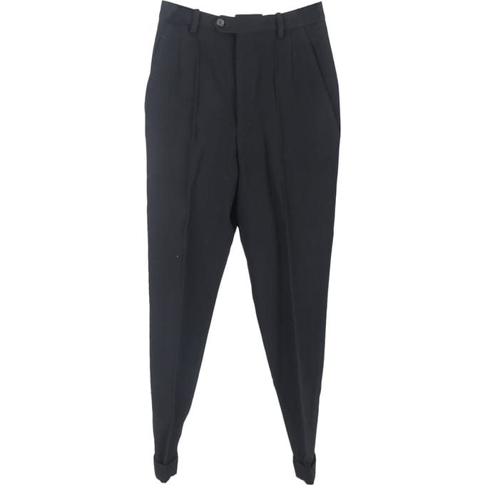 Isabel Marant rechte broek van polyester in zwart.