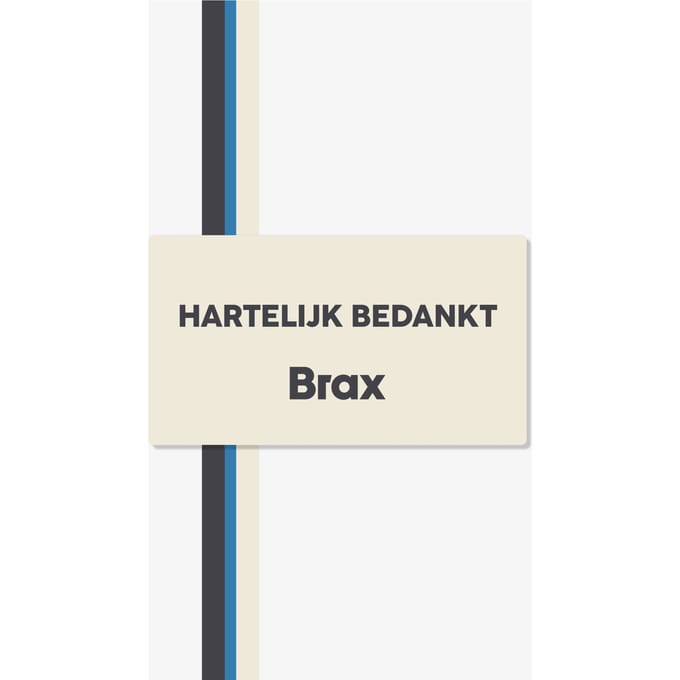 BRAX Unisex  DIGITALE CADEAUBON, hartelijk bedankt, maat