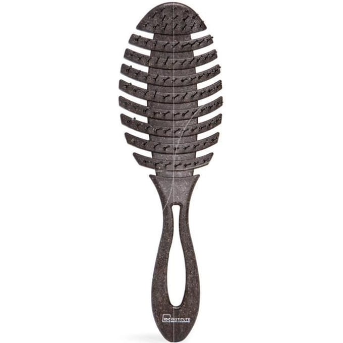 Brosse ovale écologique - IDC INSTITUTE - Grains de café - Compostable - Recyclable - Biodégradable
