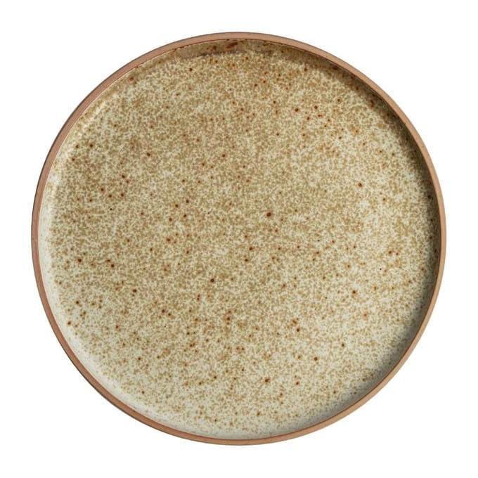 Olympia Canvas platte ronde borden crème 25cm (6 stuks)