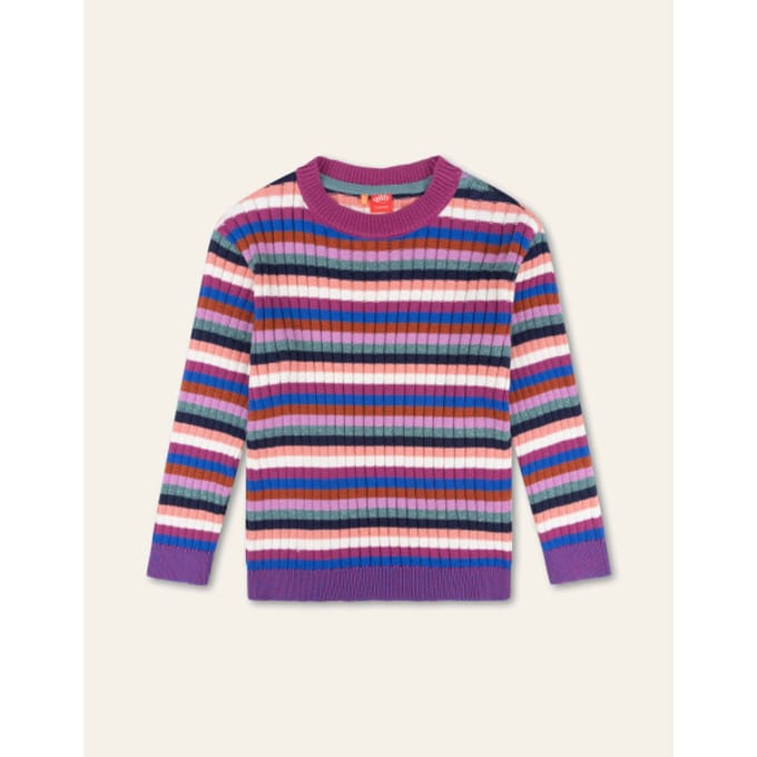 Oilily Kastle Trui- maat110/5yr Fuchsia Rood