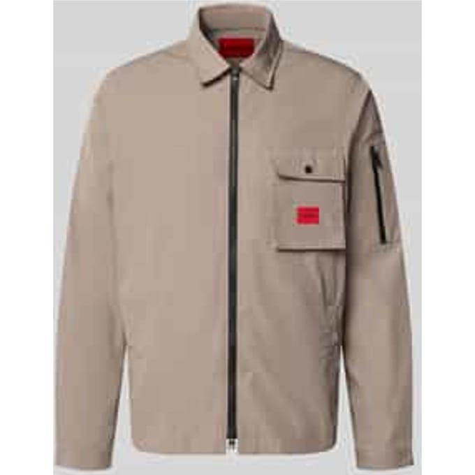 regular fit overhemdjack van katoenmix model 'EMMOND'
