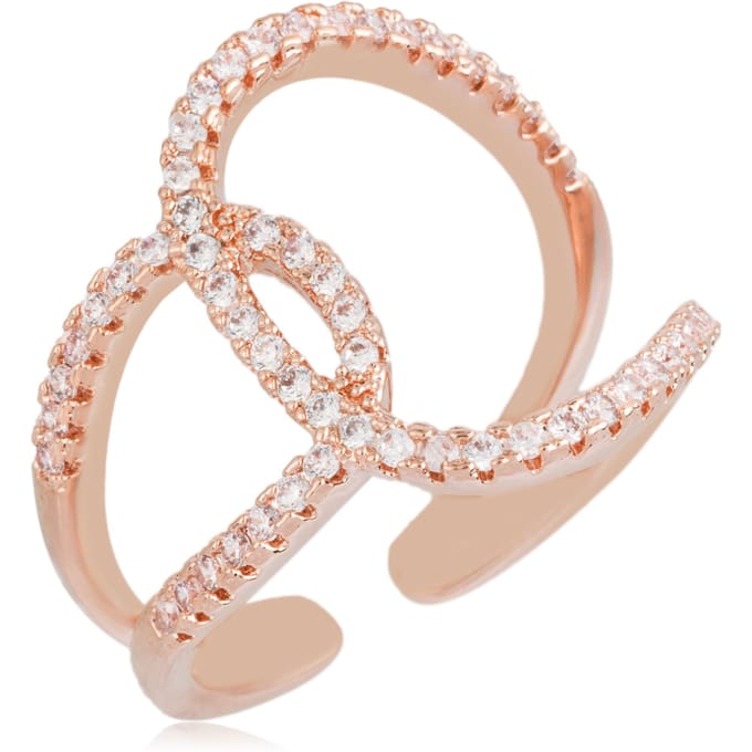 US Polo Assn Jewellery Stella roségouden ring