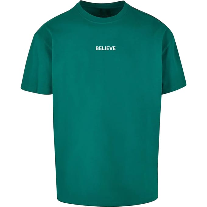 Oversized T-shirt Merchcode Believe Front Heavy