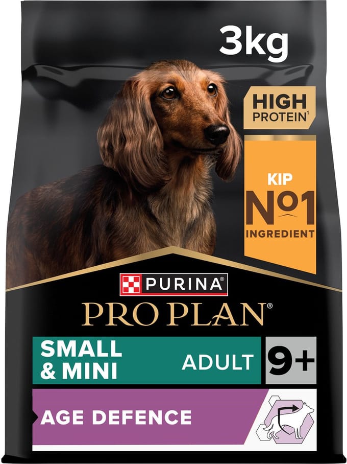 Pro Plan Small & Mini Adult 9+ (Senior) Age Defence - Honden Droogvoer - Kip - 3 kg