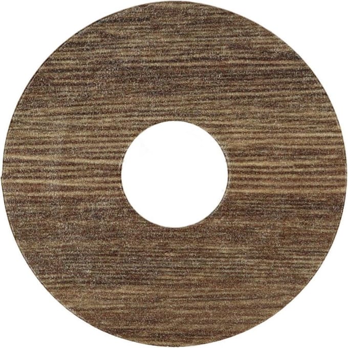 Zelfkl. rozet (17 mm) eiken bruin geolied (10 st.)