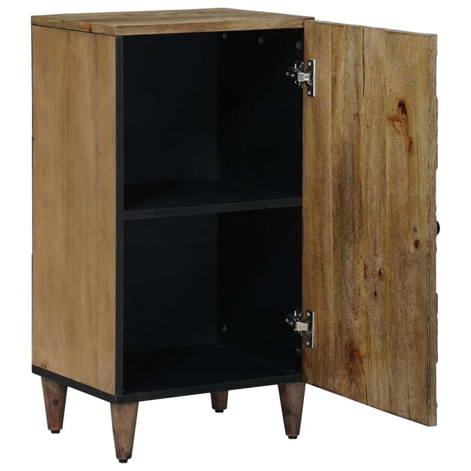vidaXL - Dressoir - Bruin - 40 - x - 33 - x - 75 - cm - Massief - Mango - Hout