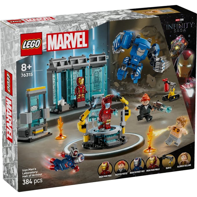 LEGO Marvel Super Heroes LEGO® MARVEL SUPER HEROES 76315 Iron Mans laboratorium: Hal van de installaties