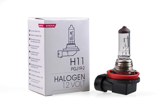M-Tech H11 12V 55W – Basic halogeenlamp – 1 stuk – standaard fitting