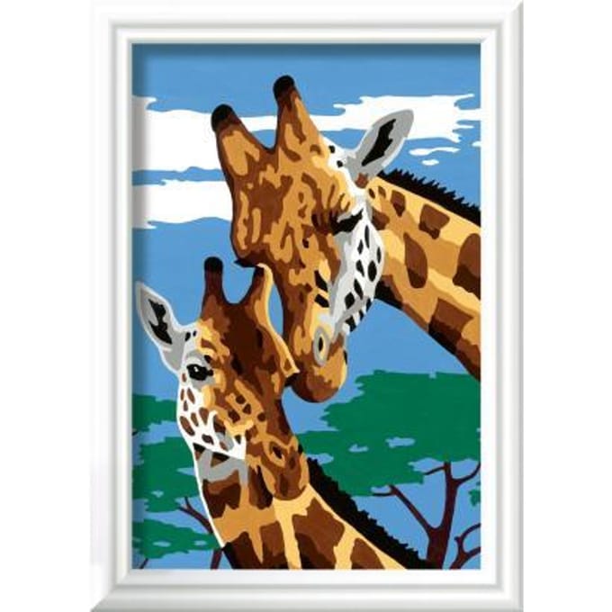 Ravensburger CreArt Cute Giraffes - Schilderen op nummer voor kinderen