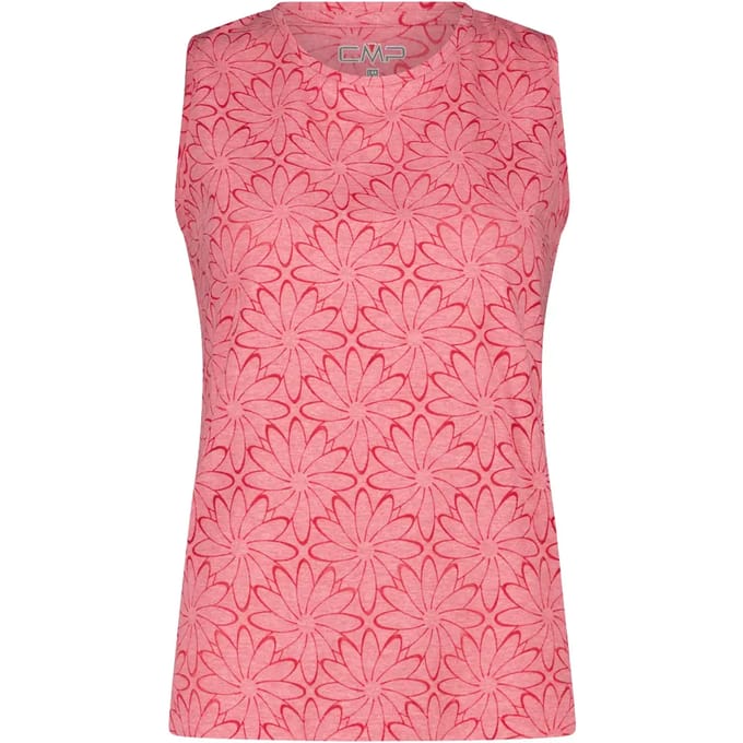 Verbleken jersey top met bloemenprint dames CMP