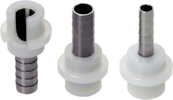 Slangtule recht - bier of CO2 met gegoten afdichting, 7 mm