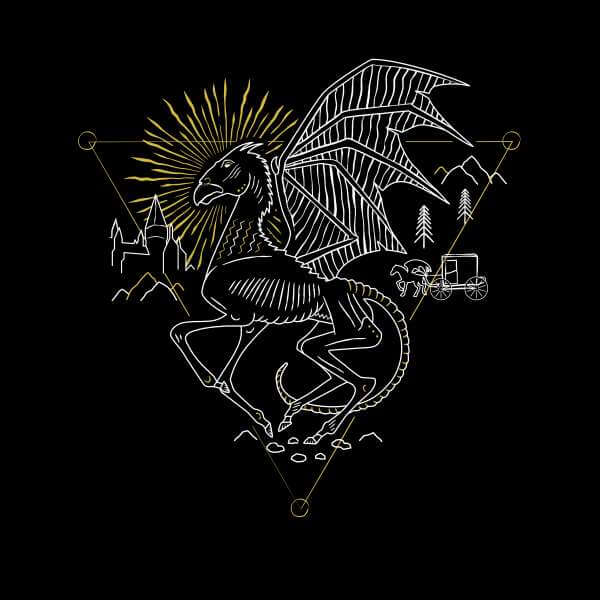 Harry Potter Thestral trui - Zwart - L