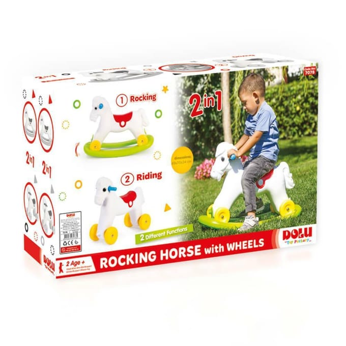 Top1Toys Hobbelpaard en loopfiguur 2 in 1