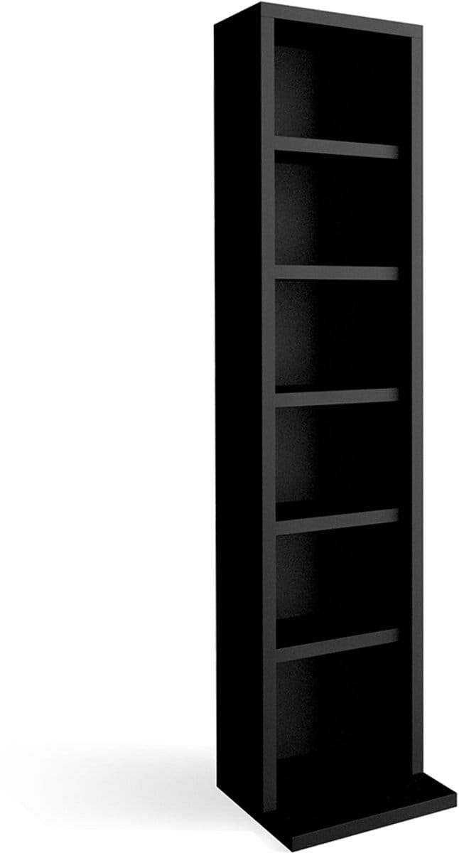 Vicco CD Rek – 21 x 91.8 cm Zwart