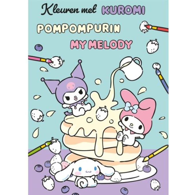 Kleuren Met Kuromi, Pompompurin, My Melody - Hello Kitty & Friends - Diversen