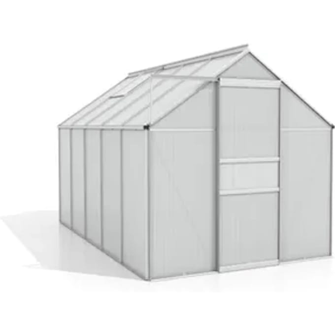 Vitavia Tuinkas Kit Comet 6200 - Polycarbonaat - 4mm - 6,26m² - 321x195x197cm - Aluminium