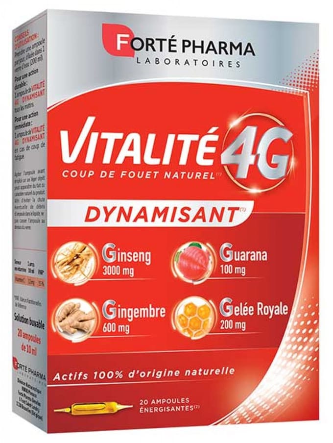 Forté Pharma Vitality 4G 20 Ampullen