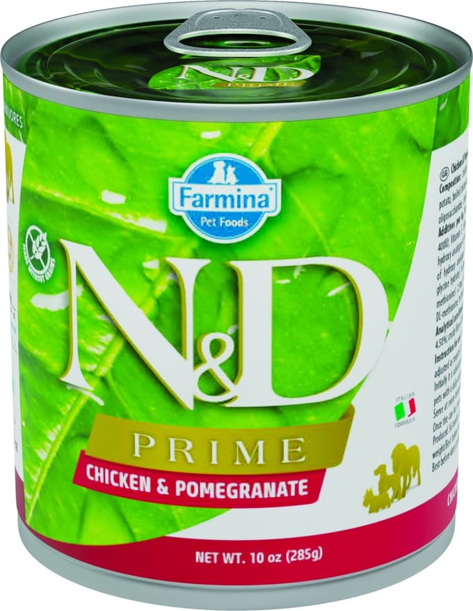 N&D Prime natvoeding voor de hond Kip 285 gr. - per 6 stuks