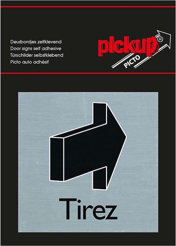 Pickup Route Alulook Picto 80x80 mm tirez