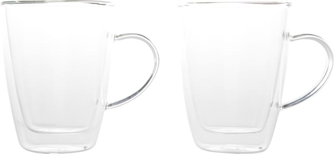 Cosy & Trendy Isolate Beker - Glas - 25cl - Ø 8.5 cm x 11 cm - Set-2 - Dubbelwandig