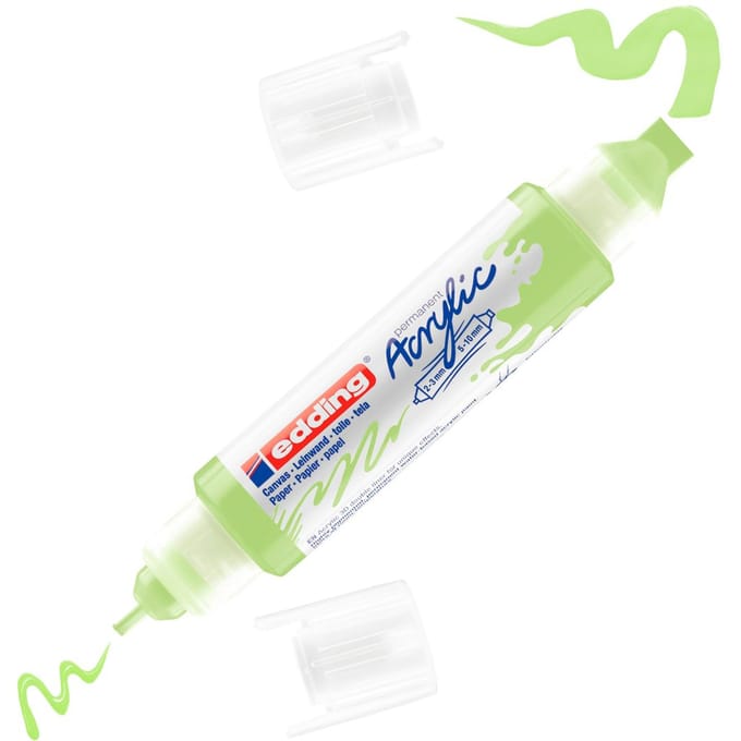 Edding 5400 3D double liner - Acrylmarker - Pastel Groen (917)