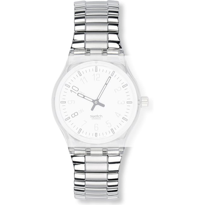 Swatch Plastic - Originals Medium (34mm) /Access/Solar/Musicall/Stop - G/SK/SL/SR/SS/SO28 ASLM111B SLM111 Radio Days Small Horlogeband