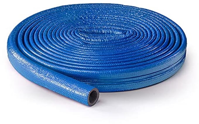 Isolatiemateriaal voor Leidingen - 10m Rol Ø28mm, 6mm Dikte, Blauw PE Schuim