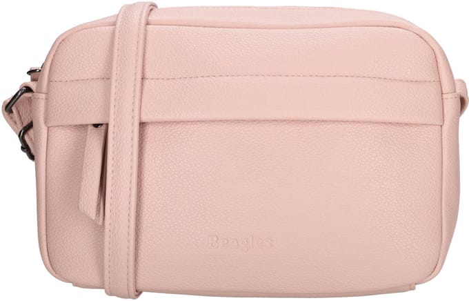 Beagles Tarragona Schoudertas - Crossbody - Dames - Imitatieleer - Oudroze