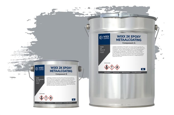 Wixx 2K Epoxy Metaalcoating - 5L - RAL 7040 | Venstergrijs