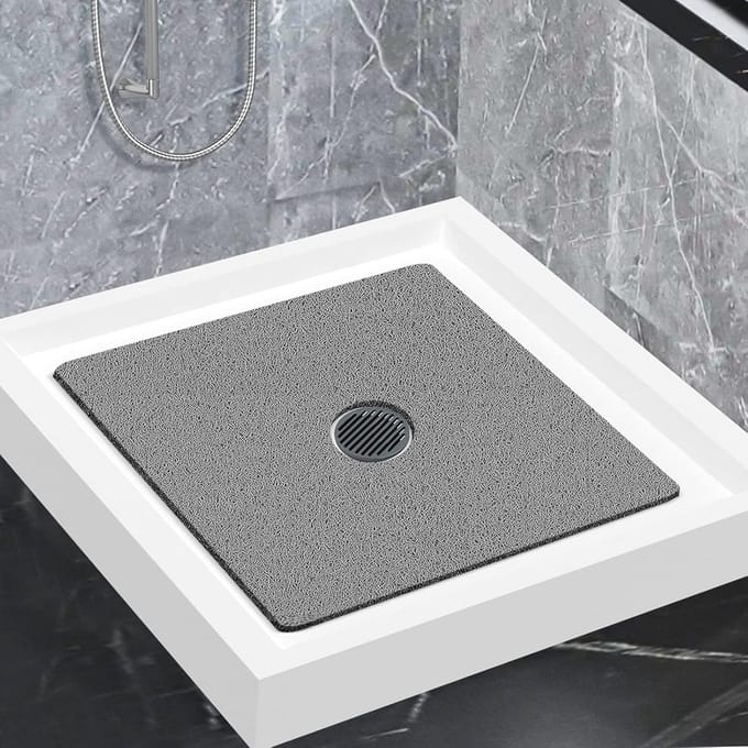Antislip douchemat 61 x 61 cm - Zachte en sneldrogende badmat voor badkamer