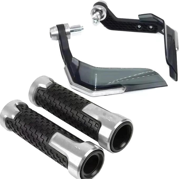 Motor Handkappen - Windscherm Set - Rijcomfort Verhogen - Universele Pasvorm - 1 Set - Zwart