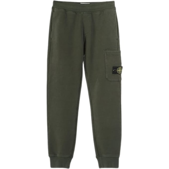 Stone Island Pocket Patch groene joggingbroek