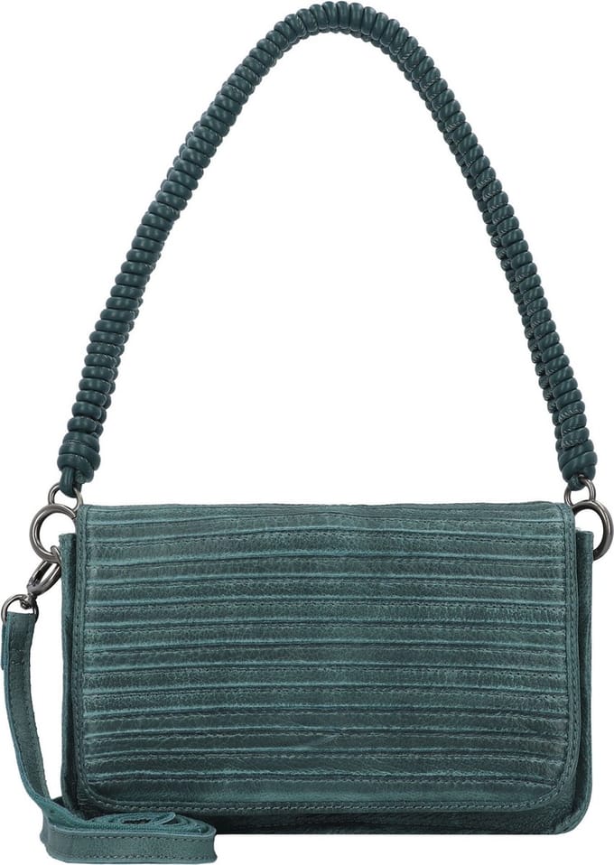 FREDsBRUDER Leren Schoudertas Enna Flap Crossbag Deep Petrol