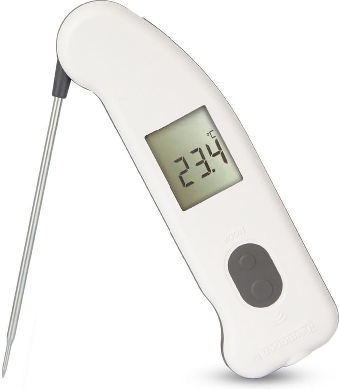 Thermapen IR Wit – 2-in-1 Infrarood & Meetpen Thermometer