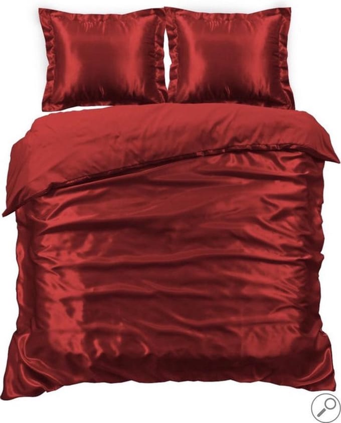Cozy Covers Dekbedovertrek - 240x220 - Glans Satijn - Rood