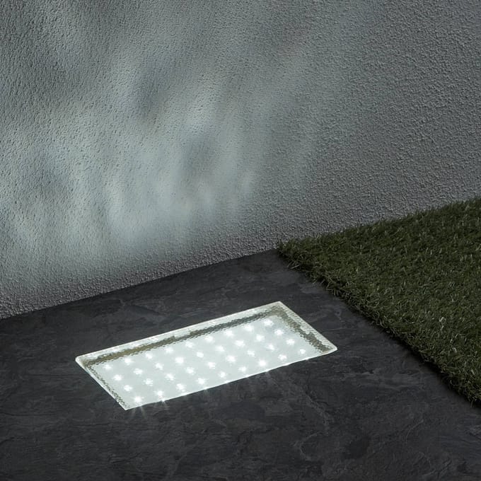 Searchlight LED-vloerinbouwlamp Walkover, 20 cm