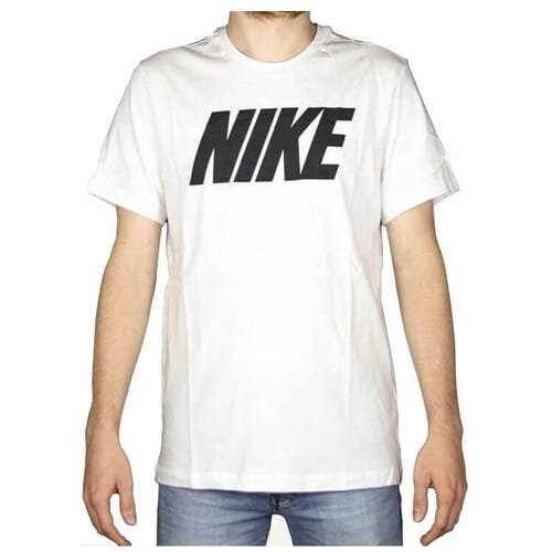 Nike Sportswear Icon Block T-shirt Voor Heren, Wit