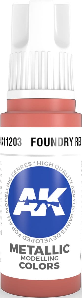 Foundry Red Acrylic Modelling Color - 17ml - AK-11203