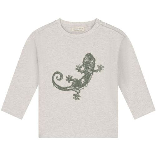 Sweet Petit peuter shirt - meisjes en jongens - Soft Ecru Melange - Maat 92