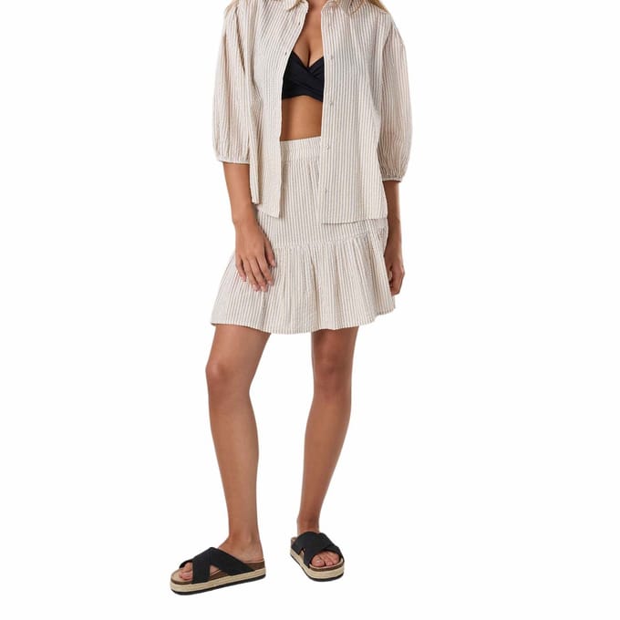 Seaside Marina Seersucker Rok – Rok voor dames – Maat 44