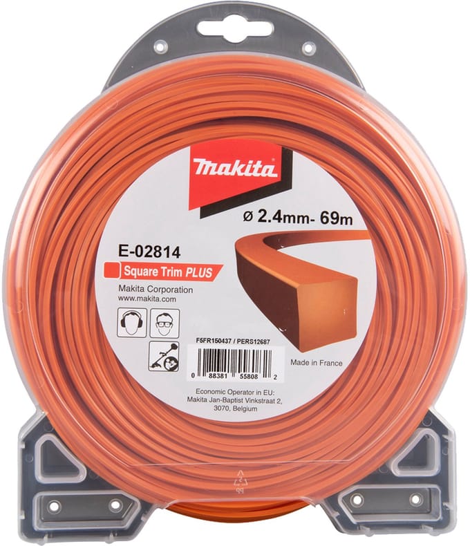 Makita maaidraad Square TrimPLUS 4-kant Ø 2,4 mm - 69 m