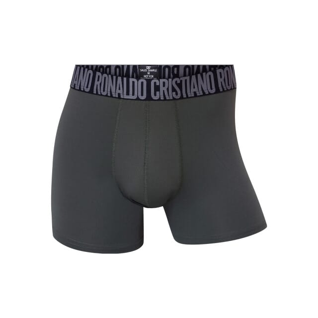 CR7 Heren Boxershorts Sportondergoed Microfiber Zwart/Groen/Grijs 5-Pack - Maat M