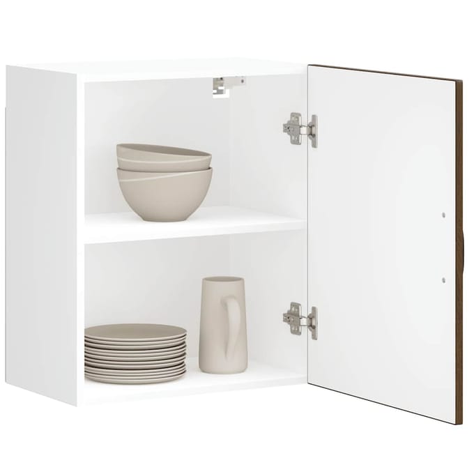 vidaXL - Keukenbovenkast - Lucca - bewerkt - hout - bruin - eikenkleur