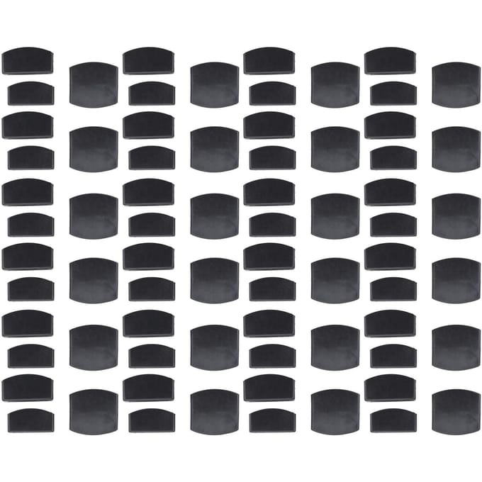 Lot de 72 embouts de fixation pour lattes de lit en plastique, connecteurs centraux, accessoires pour meubles