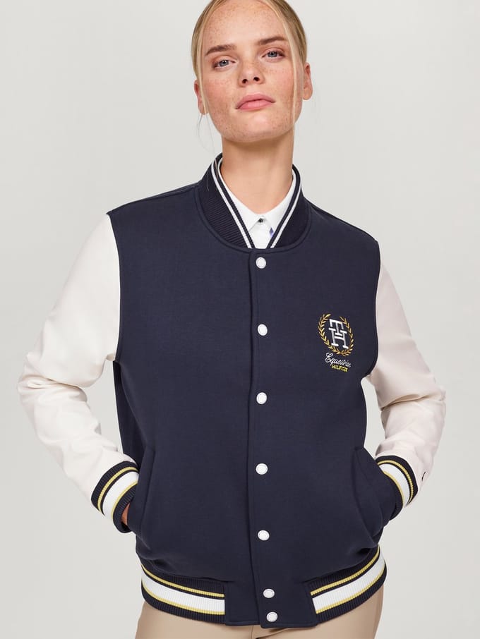 Tommy Hilfiger SS25 College Jas Mayfield-M Desert Sky