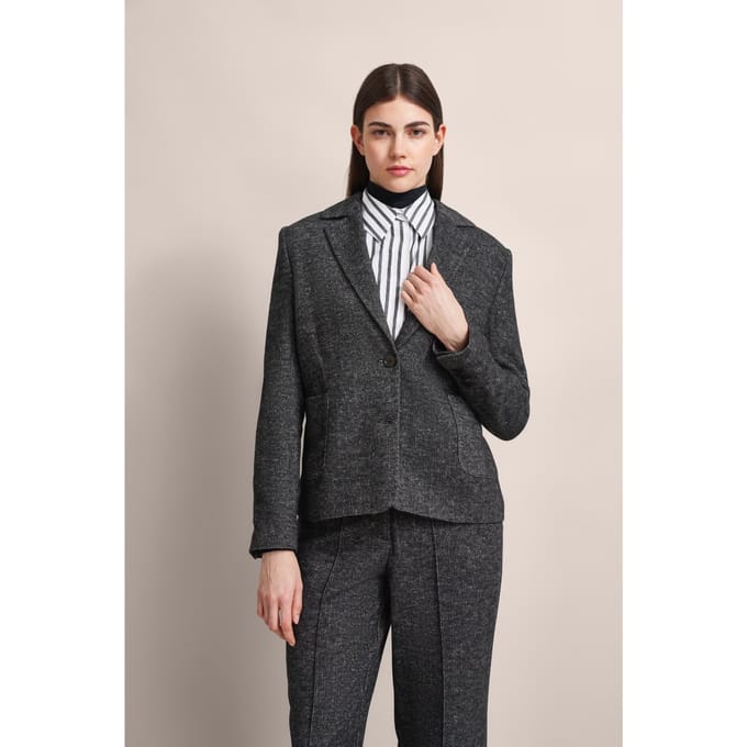 Bugatti Damen Blazer van een fijne wolmix