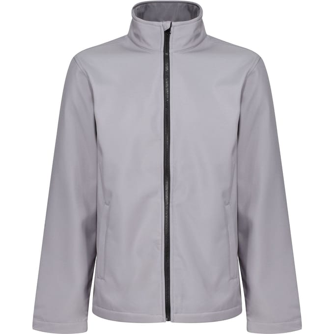 Regatta Opmerkelijk Heren Ablaze Afdrukbaar Soft Shell-jasje (Steengries/Zwart)