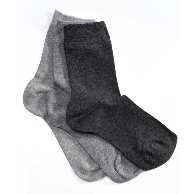 Drie paar sokken - grijs - Gr. 2 van Goldner Fashion