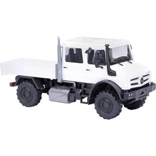 Busch 51081 H0 Vrachtwagen Mercedes Benz Unimog u 5023, wit